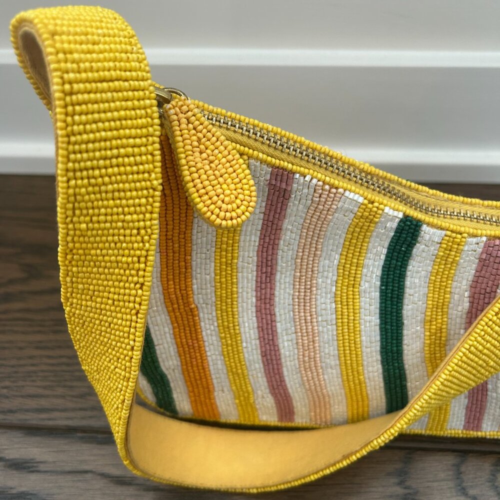Asymmetric Beaded Shoulder Bag - Brand New Without Tags - Picture 7 of 7